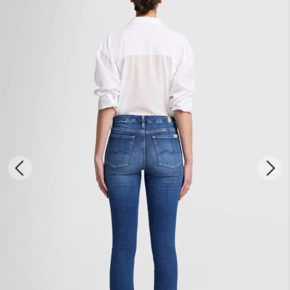 7 For All Mankind KIMMIE Straight Leg Jeans - Picture 12 of 14